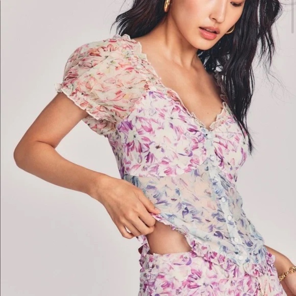 Love Shack Fancy Bryant top